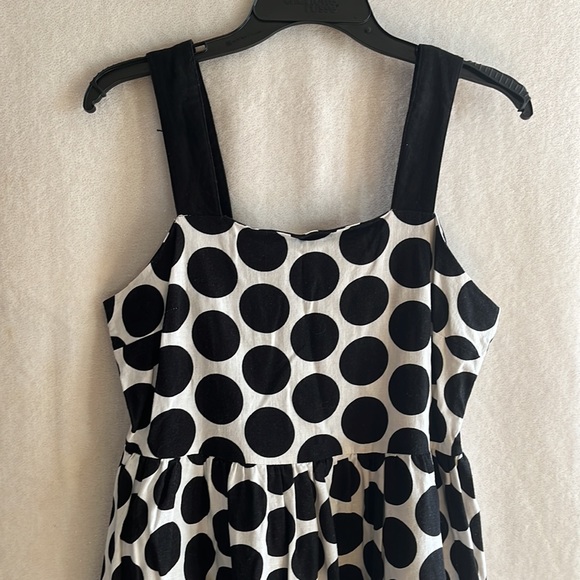 Black & white polka dot dress - Picture 3 of 4